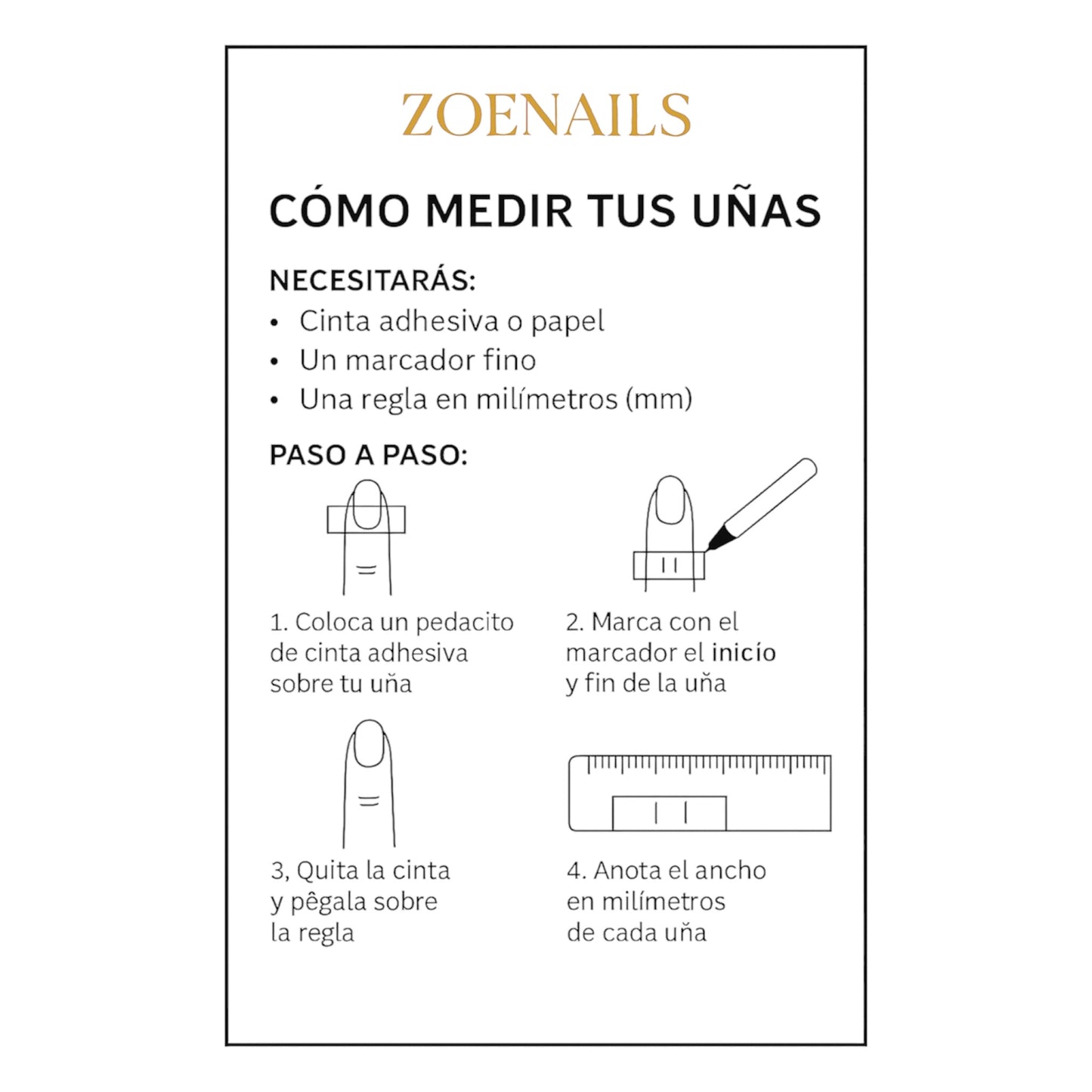Press on nails - 24 uñas