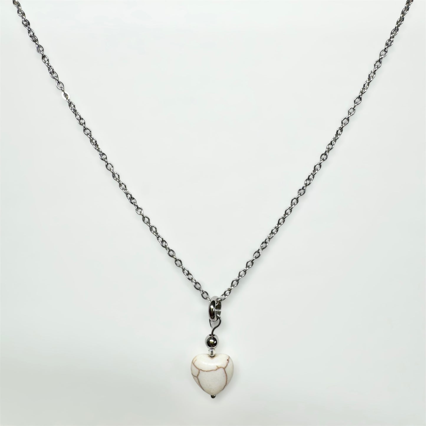 Gargantilla corazón mármol