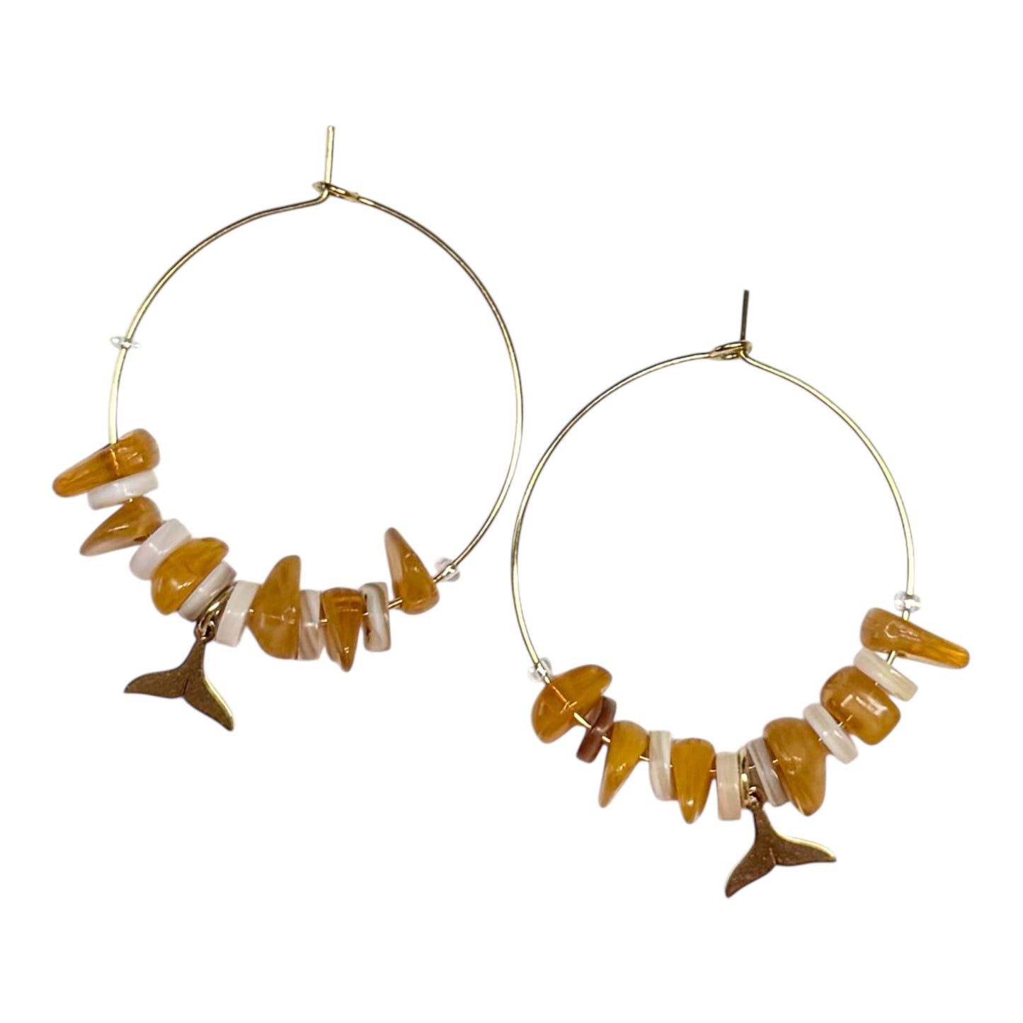 Pendientes cola de ballena