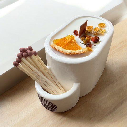 Vela de cera de soja Naranja
