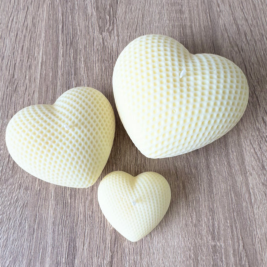 Juego de 3 Velas Corazón