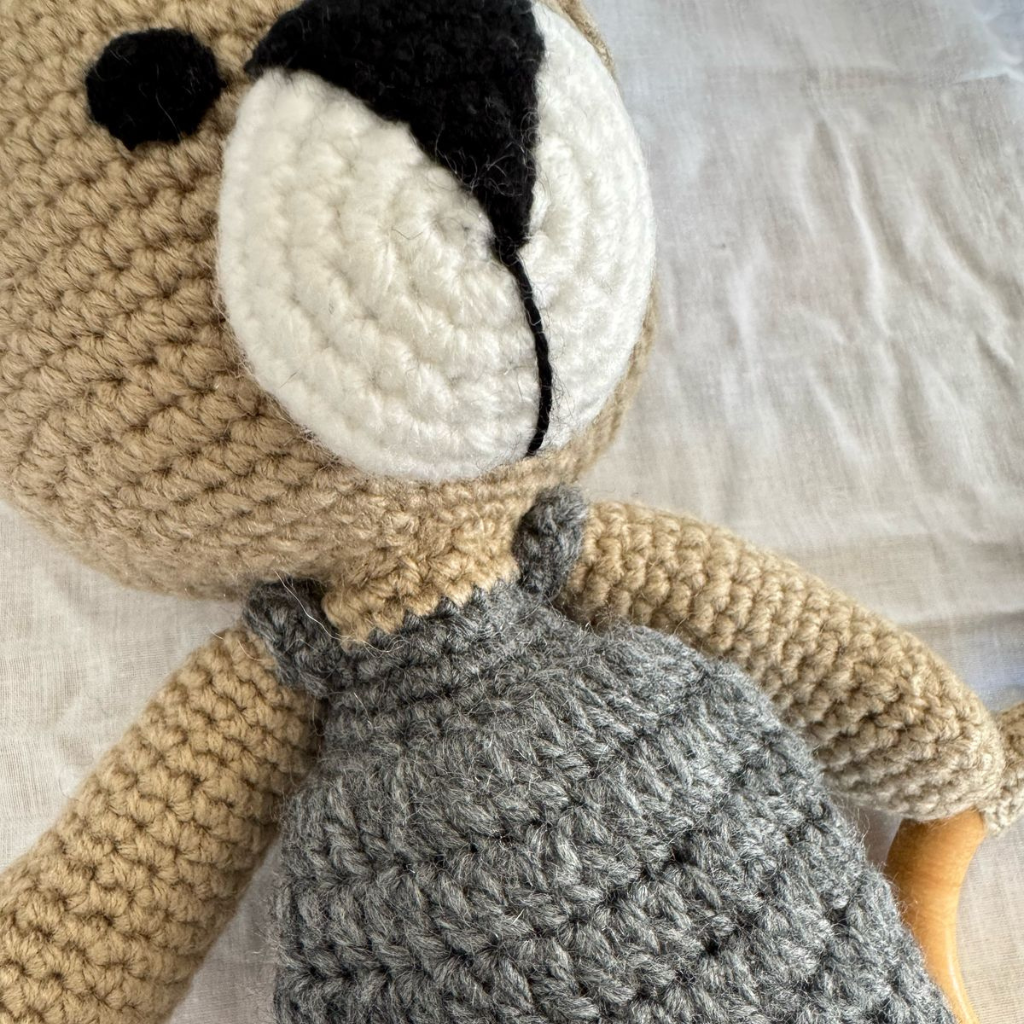 Conjunto Osito Coco + Mordedor